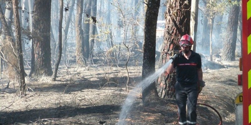 Incendie à Saint Martial