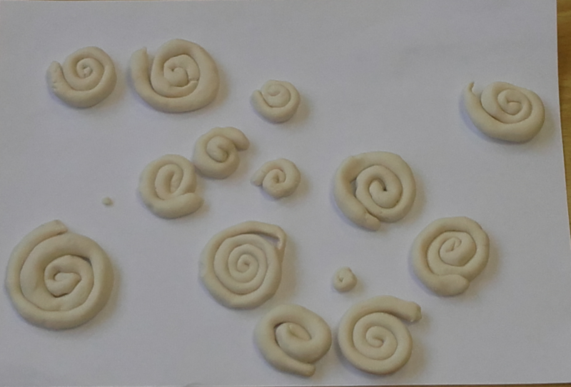 spirale pâte à modeler