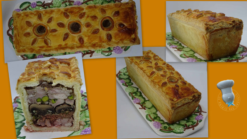 Pâté en croûte rustique faisan perdreau