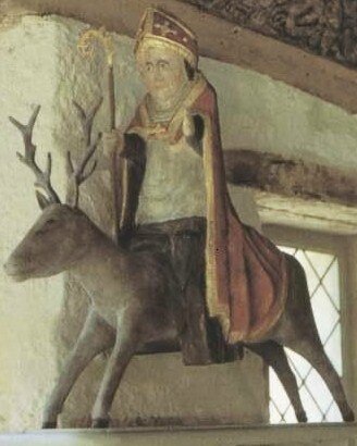 Saint_Thelo_abbaye_Daoulas_13e_siècle_statue_bois_polychrome