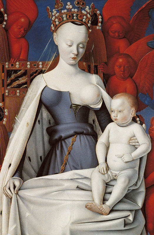 11: La Vierge et l'Enfant entourés d'anges, volet droit 91x83cm Anvers