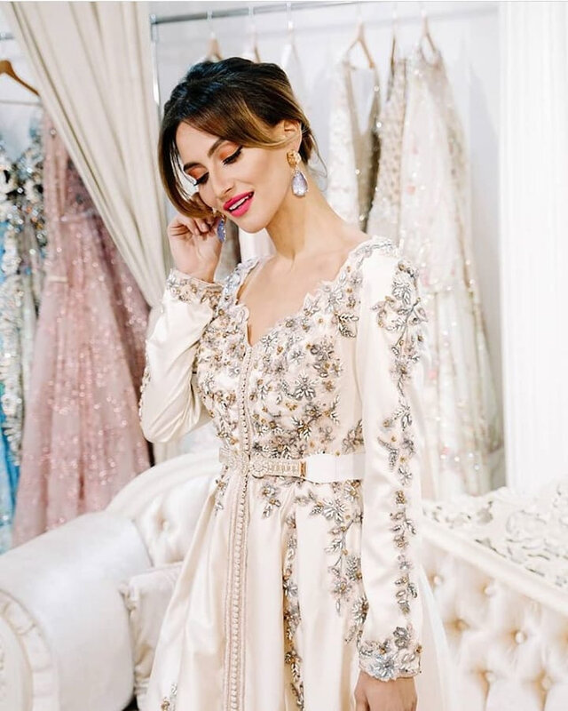 caftan de mariage blanc