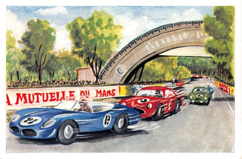 CPA Virage Tertre Rouge 24 Heures du Mans R