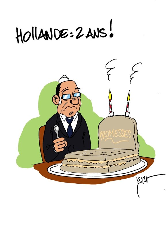 hollande 2 ans