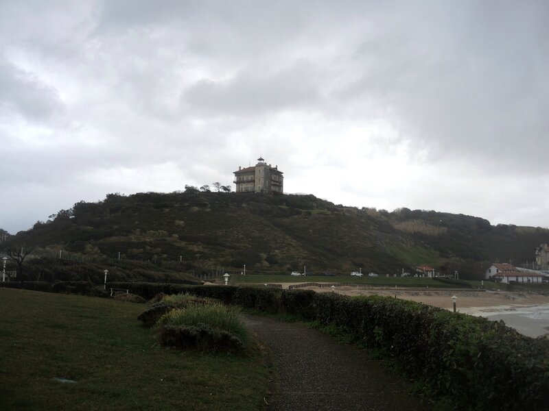Biarritz, vue sur le château d'Ilbarritz (64)