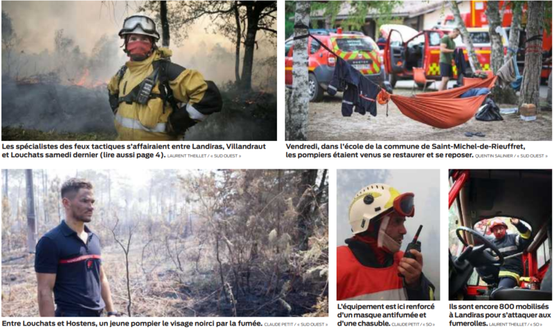 2022 07 24 SO depuis bientôt deux semaines les pompiers sont sur le front2