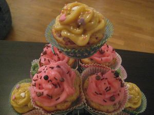 cupcakes framboises crème amandes - vanille - caramel 5 janv 2013 - 10