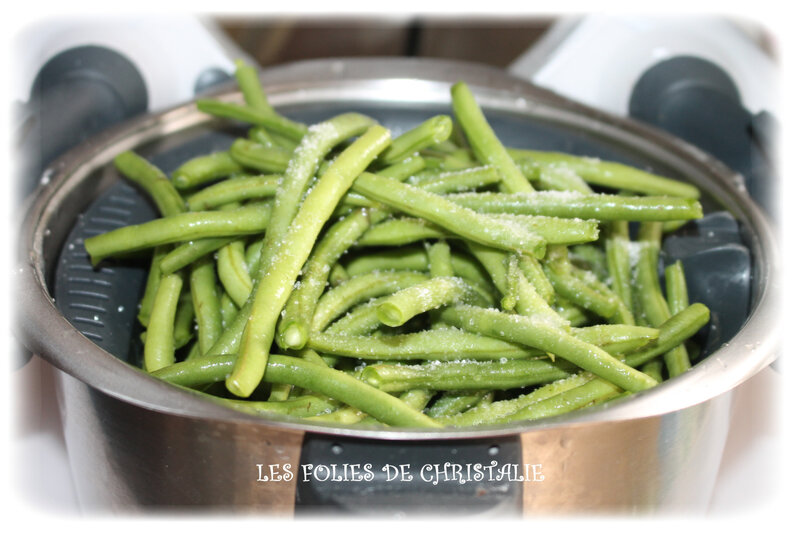 Haricots verts à la vapeur ( Thermomix) Les folies de Christalie ou quand la cuisine devient