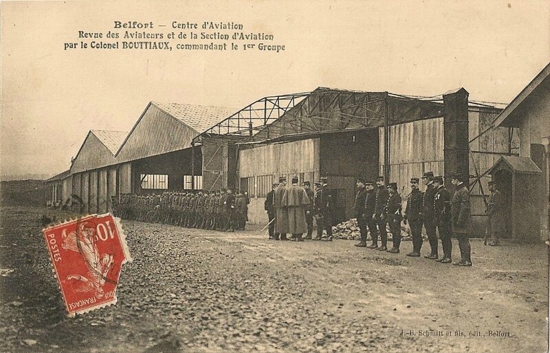 19XX Belfort CPA Revue aviateurs par Col Boutiaux