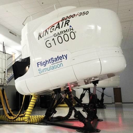 FlightSafety G1000 King Air simulator
