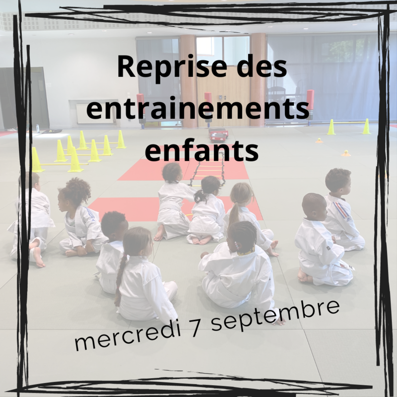 REPRISE DES COURS enfant