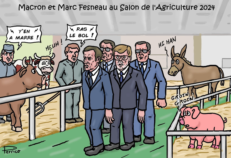 Macron au Salon de l'Agriculture 2024 - 23 février 2024