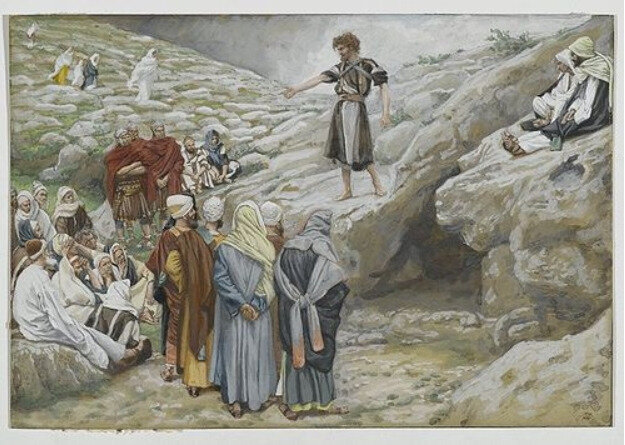 Jn 1, 19-28 légation auprès du baptiste, James Tissot, XIXe