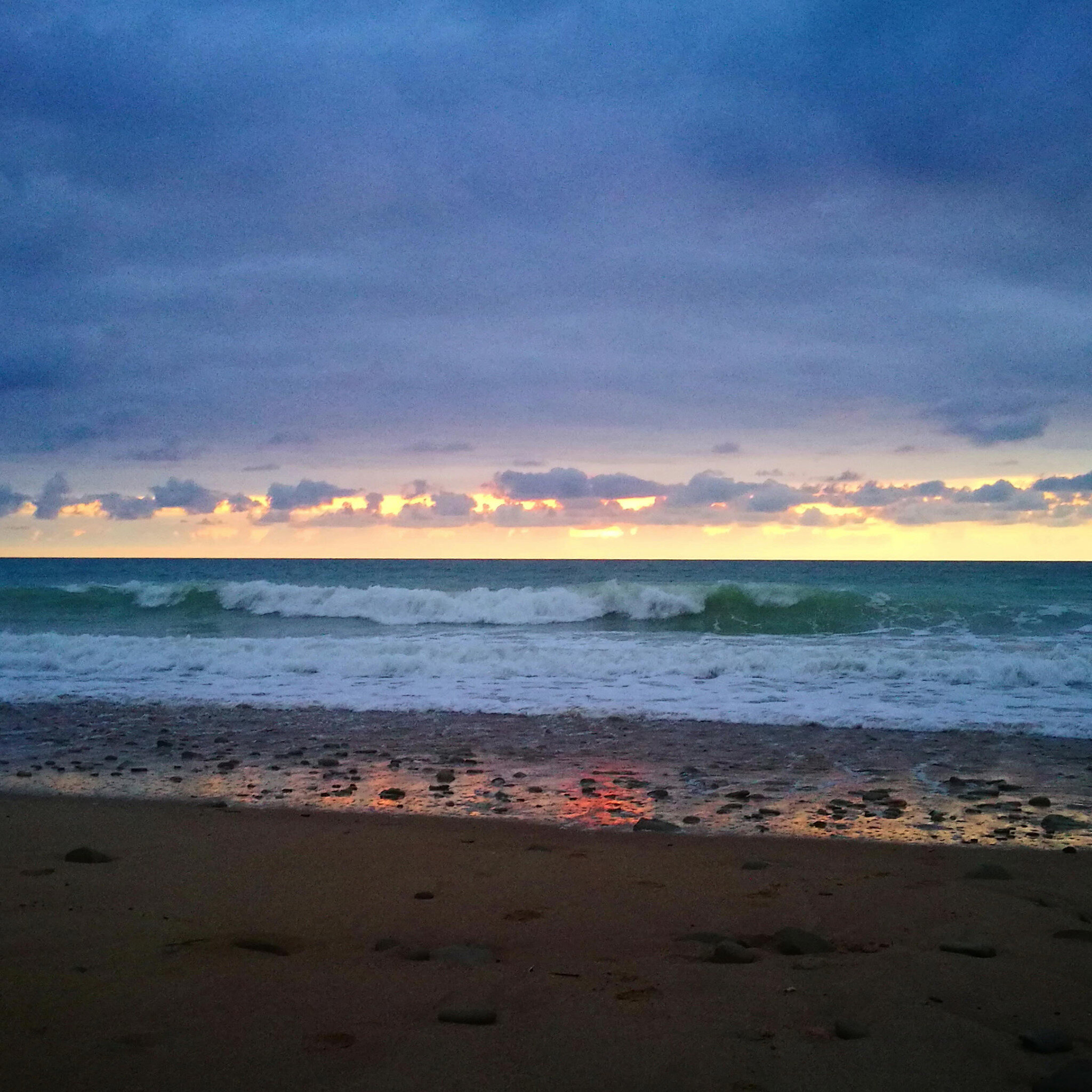 Bidart, plage d'Erretegia, fin de journée, juillet, insta (64)
