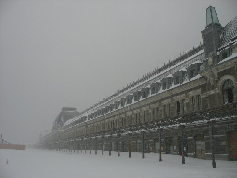 Canfranc, la gare sous la neige