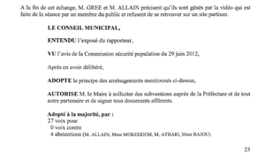Conseil municipal 2 juillet 2012 partie 2