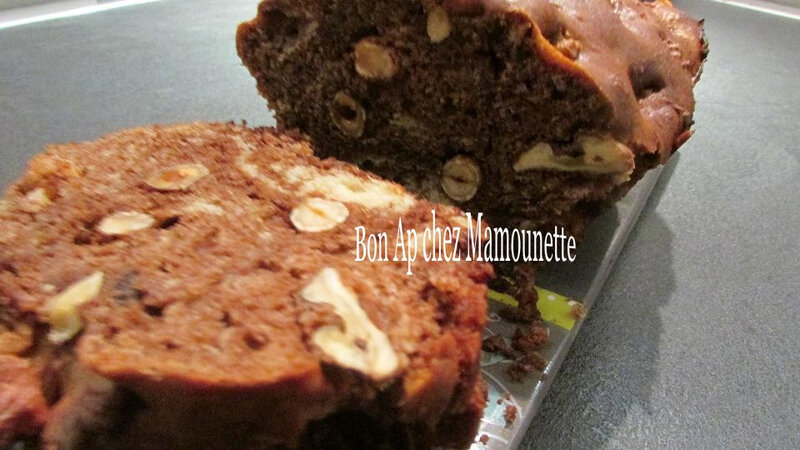 Gâteau aux noix chocolat noisettes 036