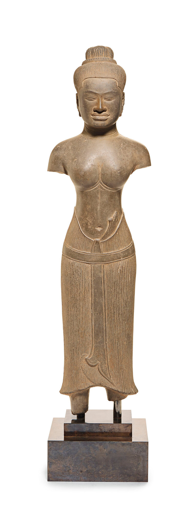 Angkor 女神石像 Sambuor Prei Kuk 19世紀 1800年代 Angkor 女神