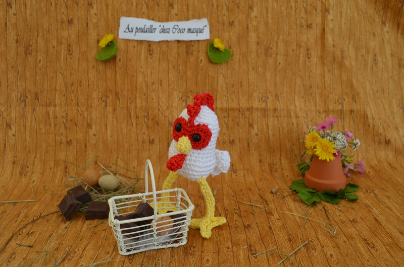 Coco masqué-coq crochet-amigurumi-laine-La chouette bricole-Pas à pas de chat (13)