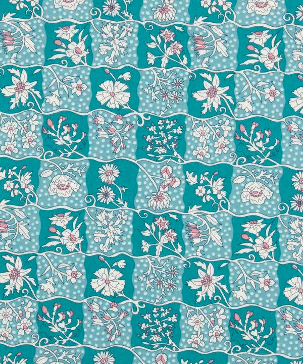 03638154A- CW Gingham Garden turquoise