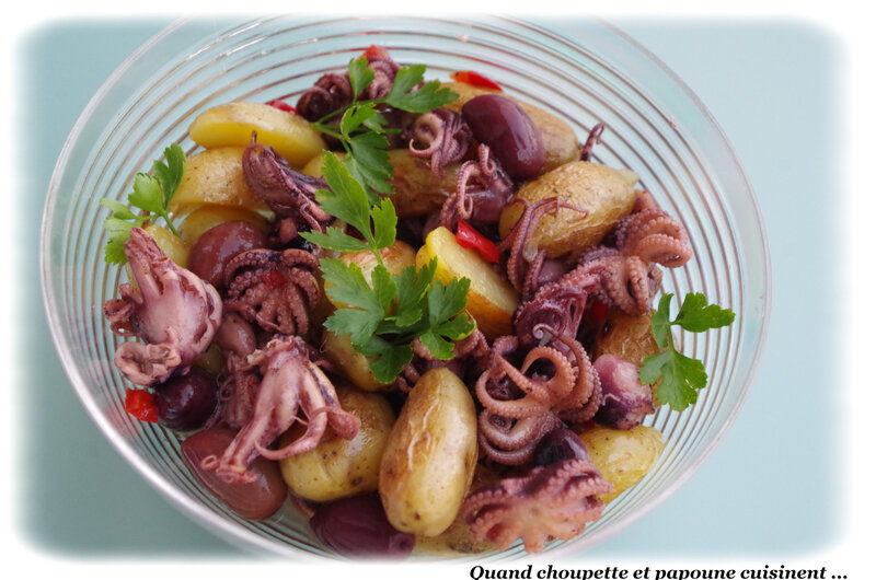 salade de petits poulpes et pommes de terre-0387