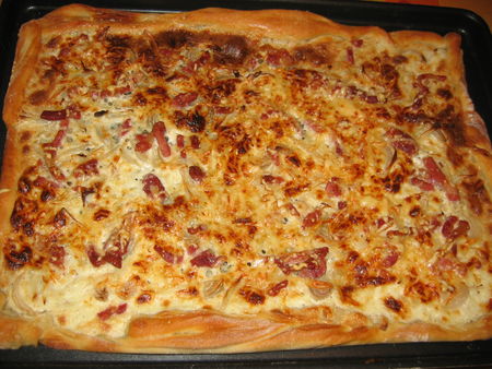 Tarte flambée ou flammekueche recettes plats Tarte flambée ou flammekueche