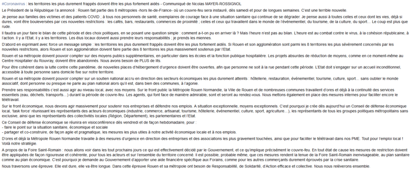 Screenshot_2020-10-15 #Coronavirus les territoires les plus durement - Nicolas Mayer-Rossignol Facebook