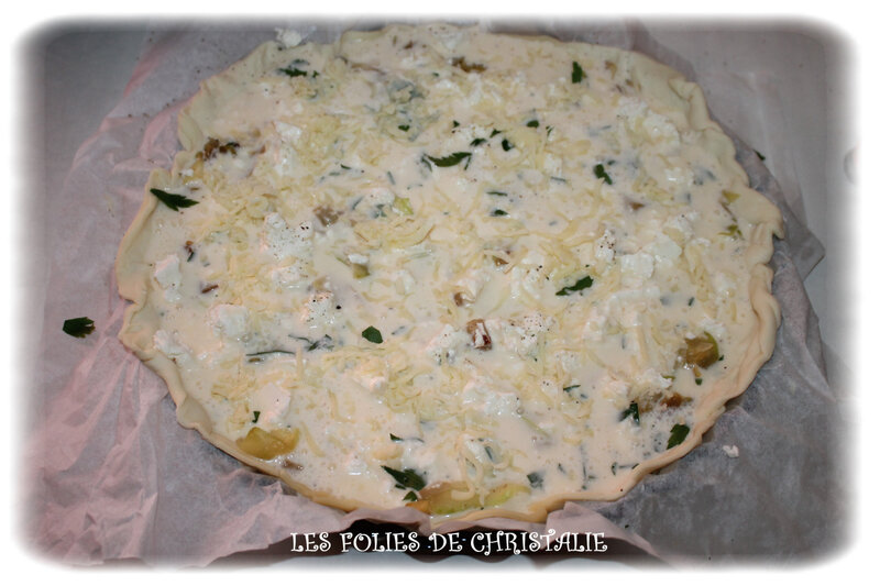 Quiche courgettes 4