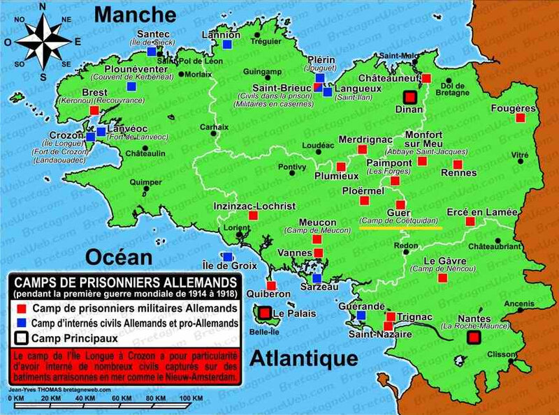 Camp de prisonniers all en Bretagne