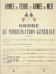 affiche mobilisation 1914
