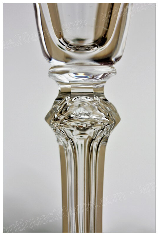Service verres cristal Baccarat Marennes