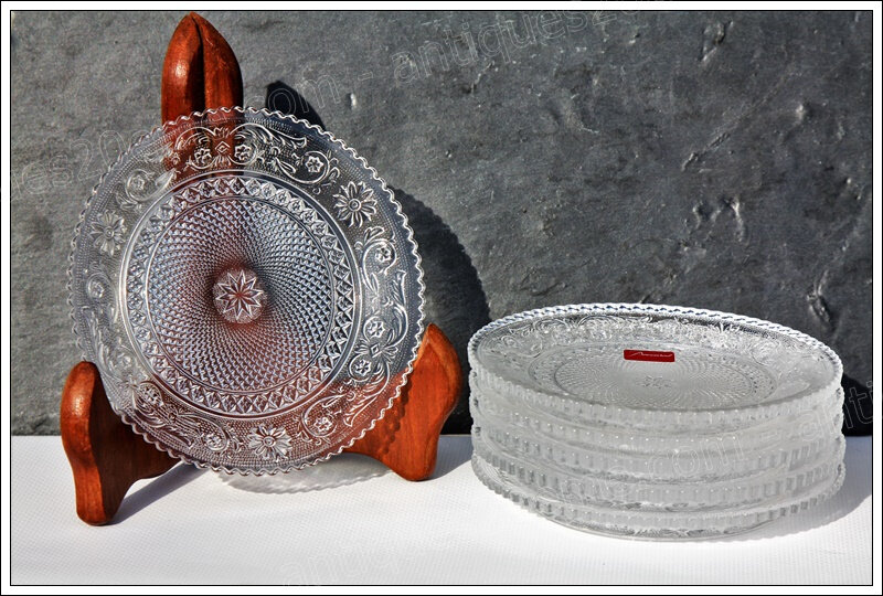 Assiettes cristal Baccarat Arabesque