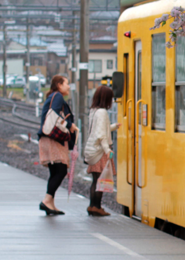 Yellow train Girls, Kakunodate