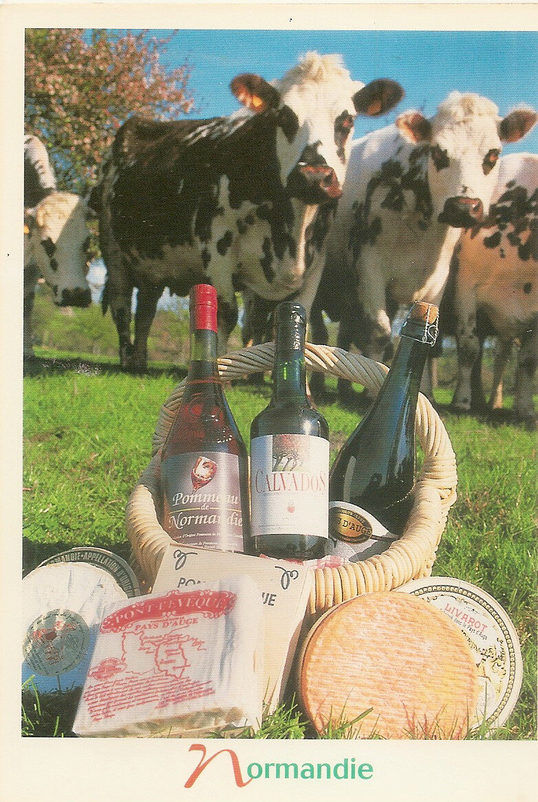Normandie, carte postale