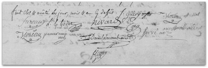 Fontenay municipalité signatures 1794 z