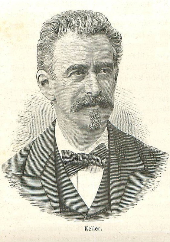 Keller Émile 1828-1909 Député Belfort IIIe république Gravure 1883