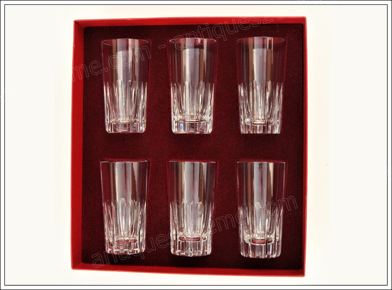 Service verres cristal Baccarat Rotary