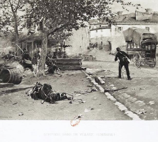 Boutigny, surprise dans un village, Lorraine (1890)