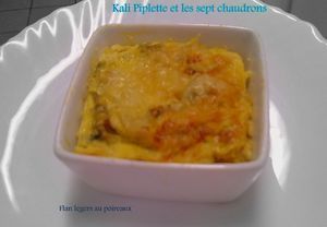 petits flans poireaux par kali