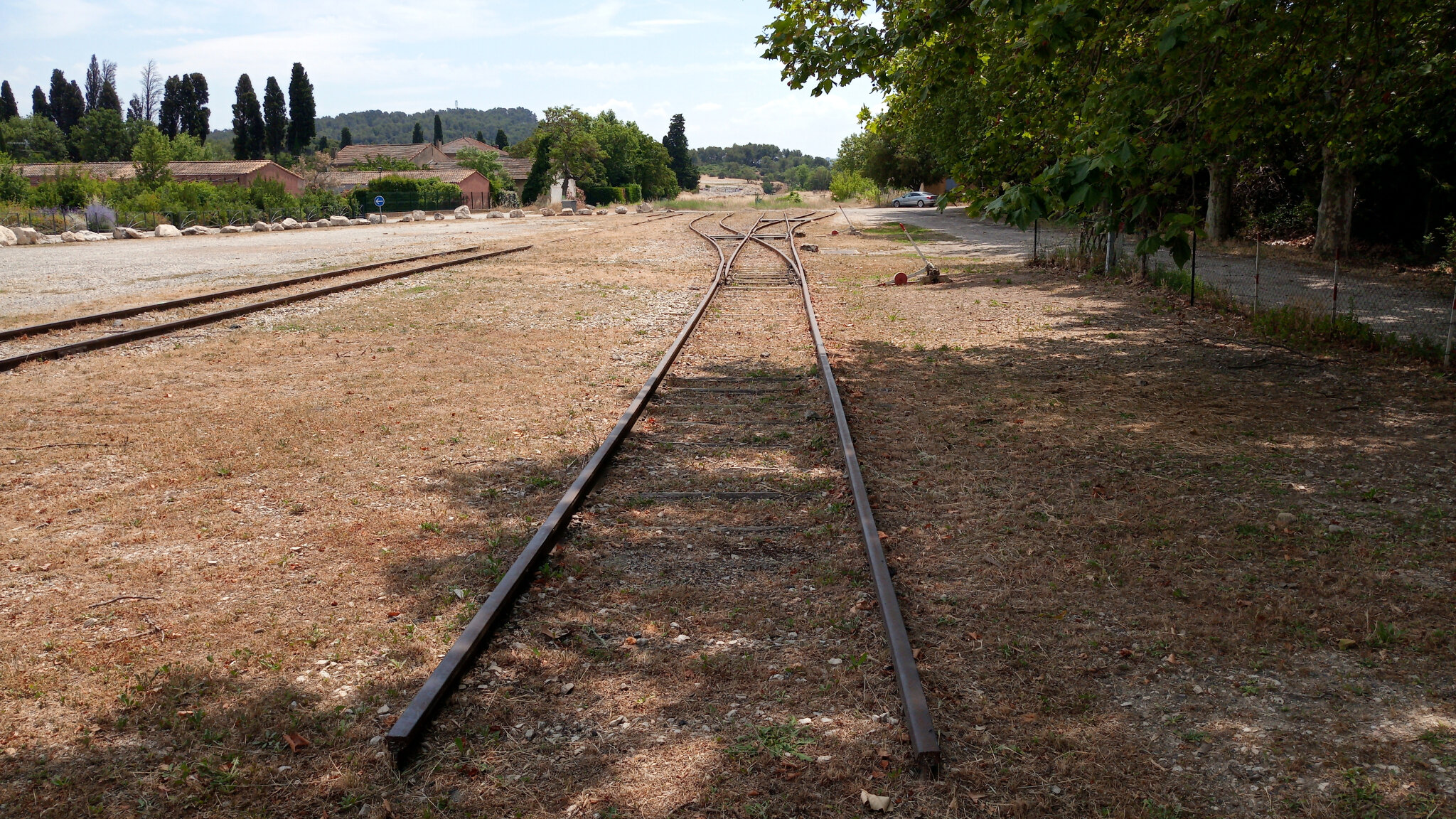 Plan d'Orgon (Bouches-du-Rhône - 13) gare détruite