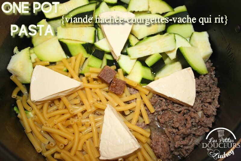 Courgettes Viande Hachée Vache Qui Rit Cookeo