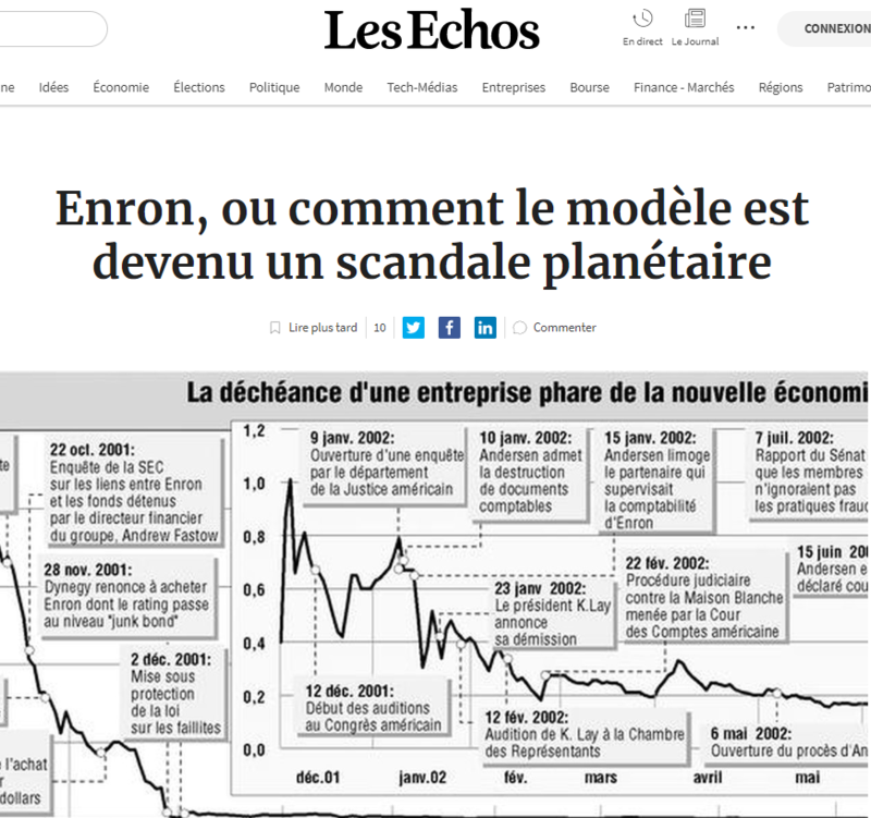 2020-02-25 22_19_00-Enron, ou comment le modèle est devenu un scandale planétaire _ Les Echos - Oper