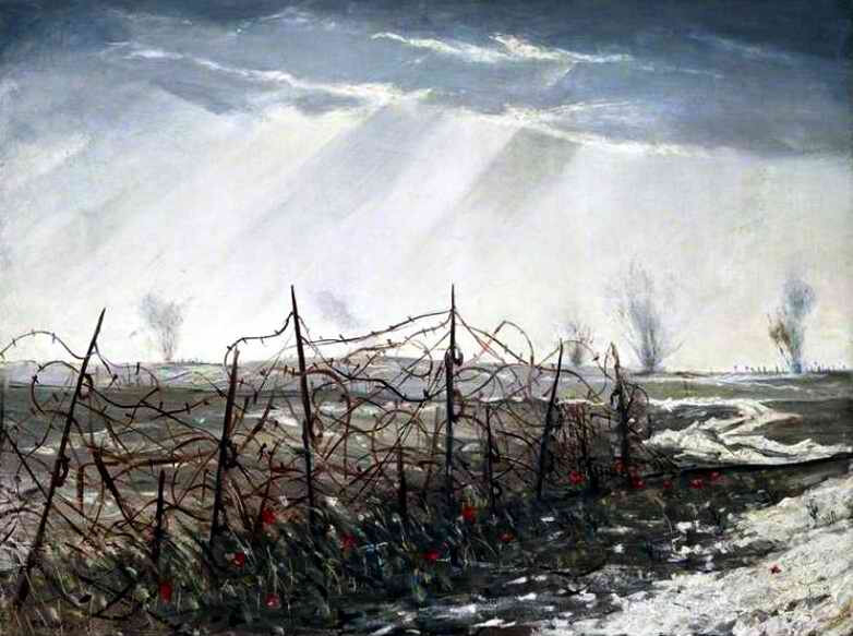 A Front Line near St Quentin 1918