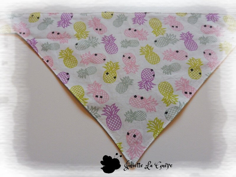 Bandana flamands roses et ananas3