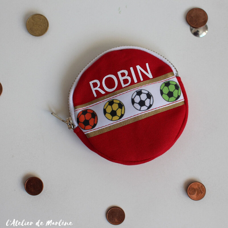 porte monnaie foot Monaco Robin