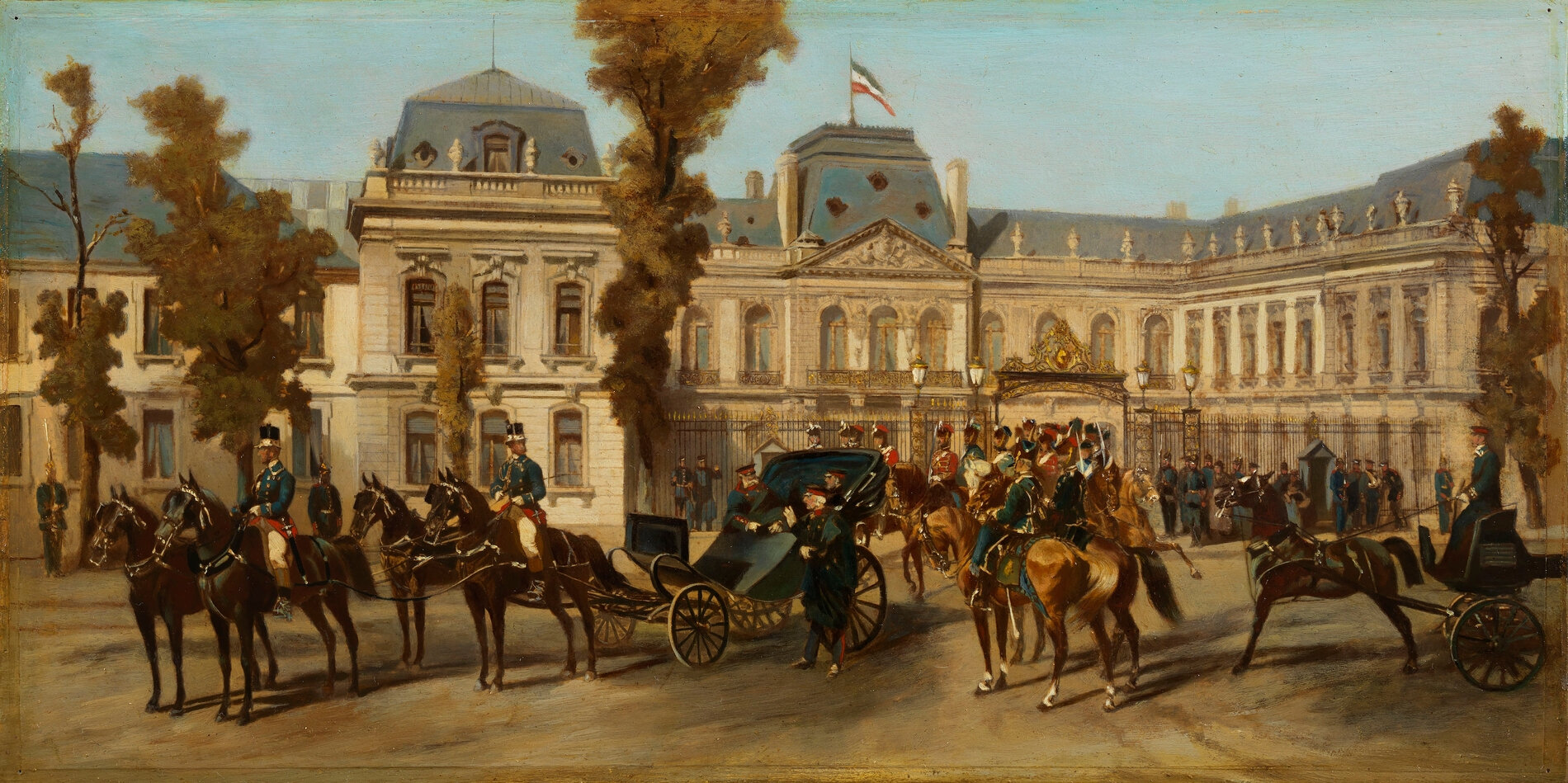 Armand-Dumaresq, Le roi Guillaume à Versailles (1871)