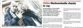 article Mademoiselle journal Alsace