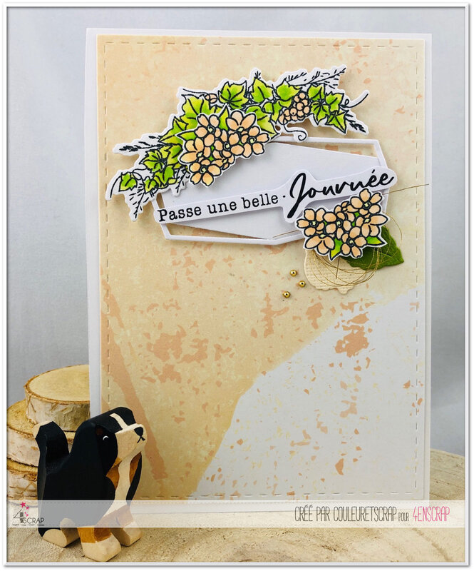 Couleuretscrap_pour_4enscrap_J33_printemps_carte_journée