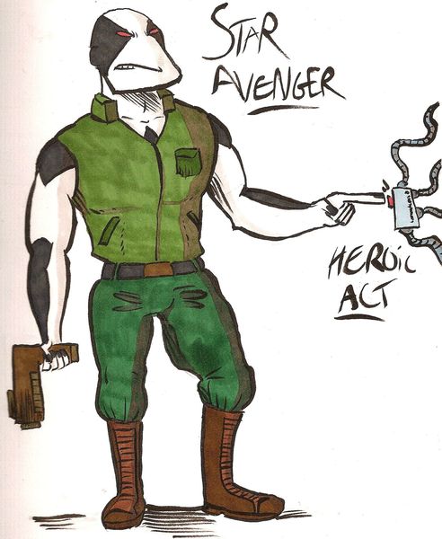 Recherche Star Avenger couleur feutre