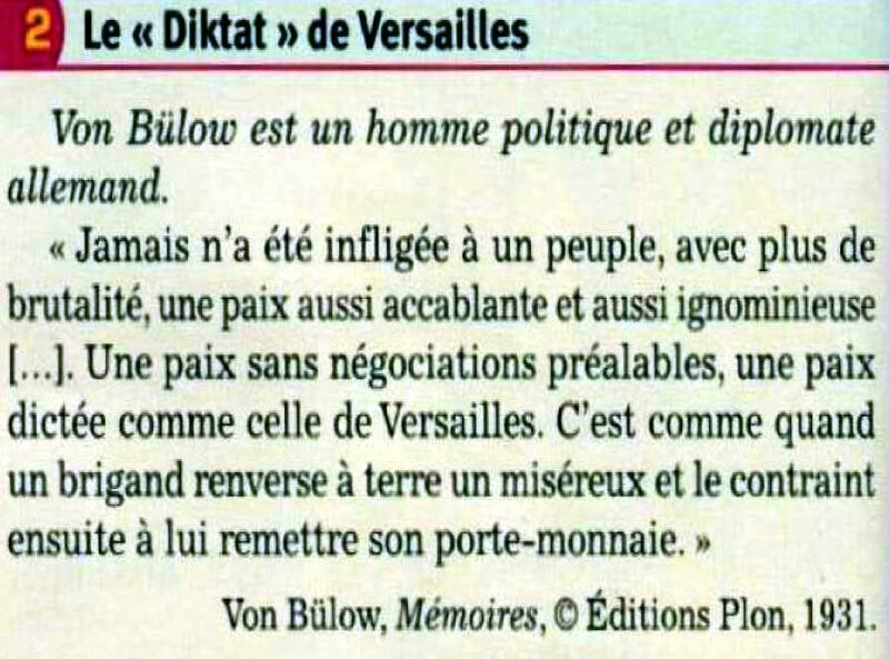 Diktat de Versailles1